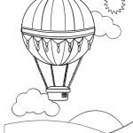 kleurplaat luchtballon xclusive ballonvaarten 5